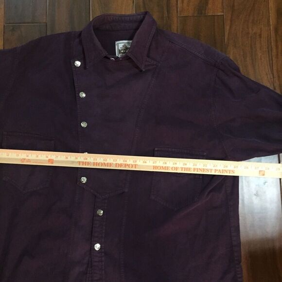 Vintage Frontier Rider Denim Shirt Mens XL USA Costume Cowboy Role Playing West - Picture 5 of 10